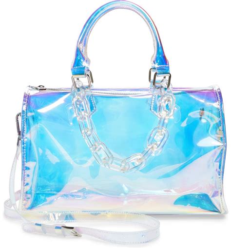 iridescent designer bag